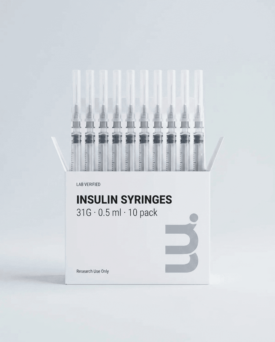 Sterile insulin syringes, pack of 10